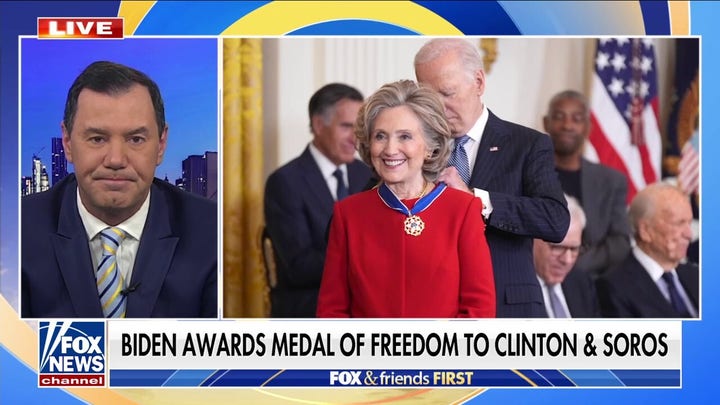Biden ripped for Medal of Freedom ceremony: