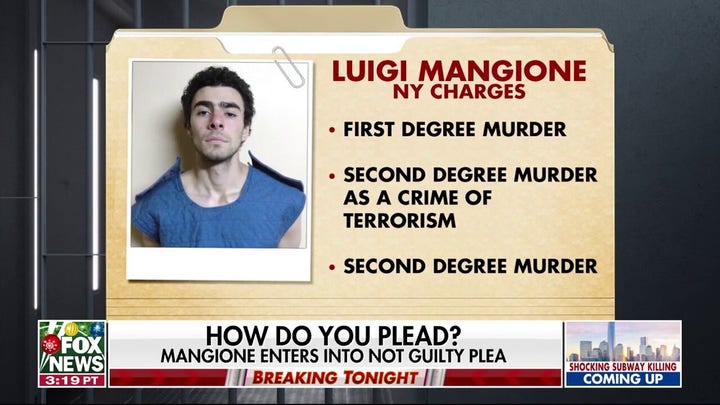Luigi Mangione enters